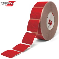 ORAFOL - ORALITE® VC104+ Segmented Reflective Tape (Tanker Ovals) - Red / 50mm x 50m Roll